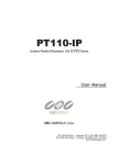 CBC PT110-IP User manual