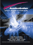 AudioBahn A16000V Specifications