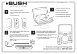 Bush CDVD90W2SW Setup guide