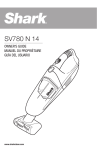 Shark SV780 14 User`s guide