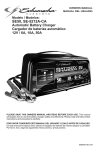 Schumacher Electric SE50 Operating instructions