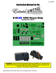 Estate E-S 1602 Instruction manual