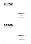 Barco DATA 2100 R9001070 Owner`s manual