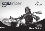 Cardo Systems SCALA RIDER FM - User guide