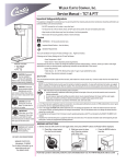 Curtis PTT3 Service manual