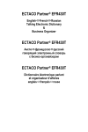 Ectaco Partner EFR430T User manual