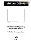 Chaffoteaux & Maury Britony System 60 Instruction manual