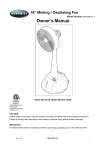AuraMist AM12MF18-1 Owner`s manual