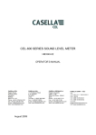 Casella HB3340-02 Operator`s manual