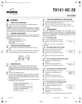 Aube Technologies TH305 User guide