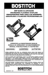 Bostitch EHF1838K Specifications