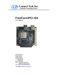 Connect Tech FREE FORM/PCI-104 104 User manual