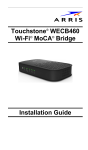 Arris Touchstone WECB460 Installation guide