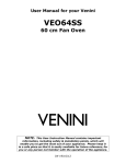 Venini VEO64SS User manual