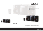 Akai AMP-45 User manual