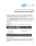 McAfee M-1250 - Network Security Platform Product guide