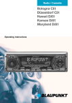 Blaupunkt Maryland DJ51 Operating instructions