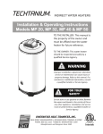 Diversified Heat Transfer TT-119 Operating instructions