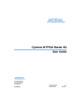 Altera Cyclone III FPGA User guide