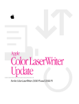 Apple Color LaserWriter 12/600 PS  ation Specifications