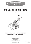 Dennis FT 610 Instruction manual