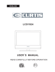 Curtis LCD1924 Specifications