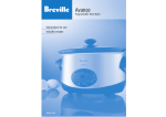 Breville SLC80 Operating instructions