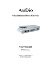 ArtDio IPS-1000 User manual
