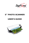 Digi-Frame Photo Scanner User`s guide