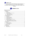 Ambient Weather F007TP User manual