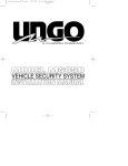 Clarion Ungo MS850 Installation manual