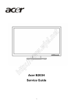 Acer B203H Technical information