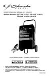 Schumacher Electric SE-4022 Owner`s manual