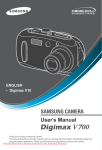 Samsung DIGIMAX 202 User`s manual