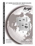 Argo AT1025 Installation manual
