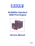 SATO M8485Se Service manual