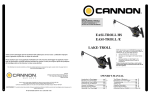 Cannon EASI-TROLL /E Owner`s manual