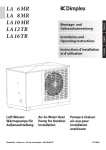 Dimplex LA 10MR Operating instructions