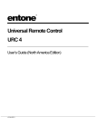 Universal Remote Control URC-4041 User`s guide