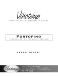 Vinotemp VT-RIOJA4 Operating instructions