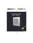 Caarrier ComfortChoice Edge Owner`s manual