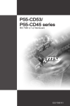 MSI P55-CD53 series User`s manual