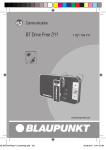 Blaupunkt BT DRIVE FREE 211 Technical data