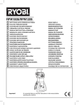 Ryobi RPW120S Operator`s manual