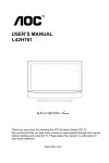 Envision L42H761 User`s manual