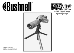 Bushnell 78-7351 Instruction manual