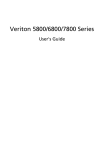 Acer Veriton 7800 User`s guide