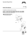 AIRLESSCO 3A1182B Instruction manual