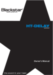 Blackstar HT-DELAY Owner`s manual