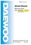 Daewoo EW13F1ST Service manual